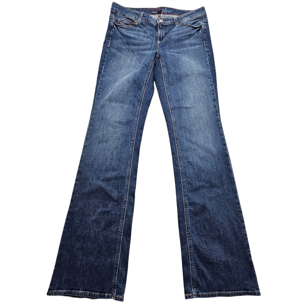Tommy Hilfiger Freedom Boot Jeans Mens 10L Blue Medium Wash Mid‎ Rise Bootcut